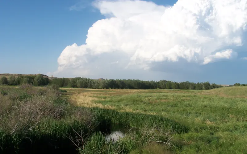 Thunderheads are common in July.