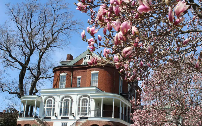 Commandant's House in Spring