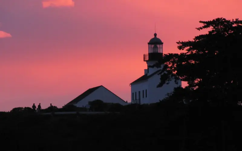 Dusk at the Old Point Loma Lighthouse
