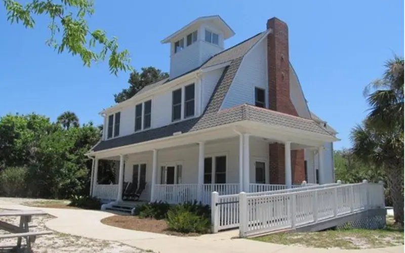 Eldora State House is an early 20th century homestead along Moquito Lagoon.