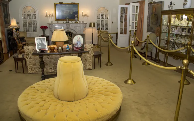 The Eisenhower living room