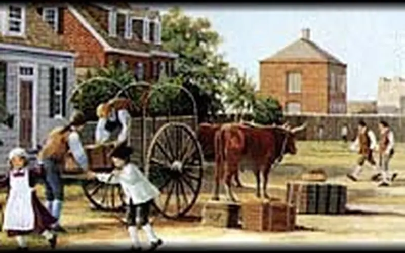 Artist rendering of Downtown Frederica Town