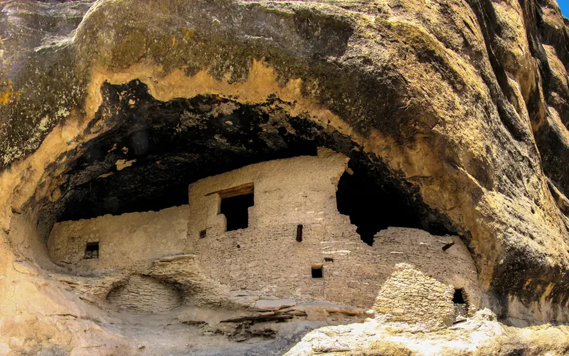 Exterior view of Mogollon Cliff Dwelling