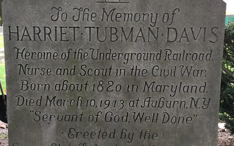 Headstone of Harriet Tubman
