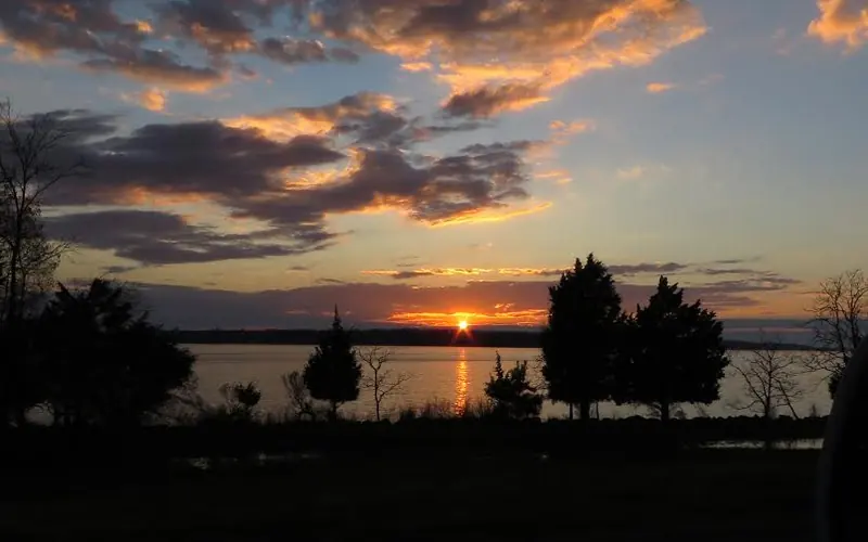 Sunset Over the James River