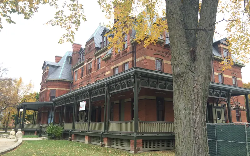 Hotel Florence Building in Fall.