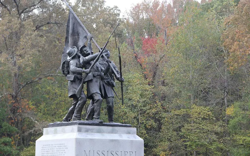 The Mississippi Monument at Shiloh