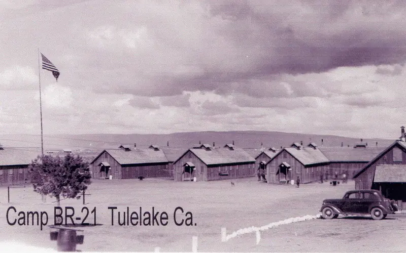 Camp Tulelake as a CCC Camp in 1936
